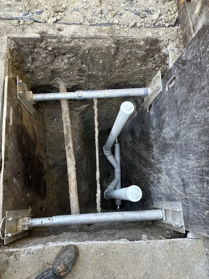 Experienced plumber completing Gas Line Repair work in Pennsauken
